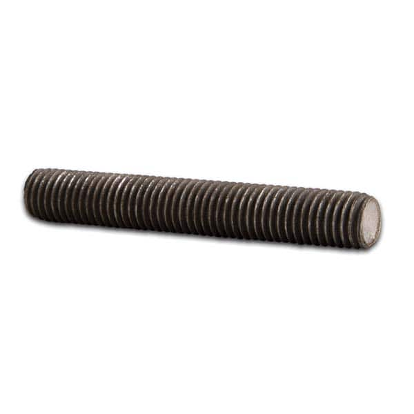 Threaded Studs; Style: Fully Threaded; System of Measurement: Inch; Thread Size: 1-14; Overall Length (Inch): 4; Overall Length (Decimal Inch): 4 in; Overall Length (mm): 4 in; Material: Alloy Steel; Finish/Coating: Black Oxide; Class: 2A; Grade: 8; Threa