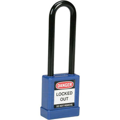 Ability One - Lockout Padlocks; Key Type: Keyed Different ; Key Retaining: NonRetaining Key ; Body Material: Aluminum ; Shackle Material: Steel ; Conductivity: NonConductive ; Shackle Clearance (Inch): 3 - Exact Industrial Supply