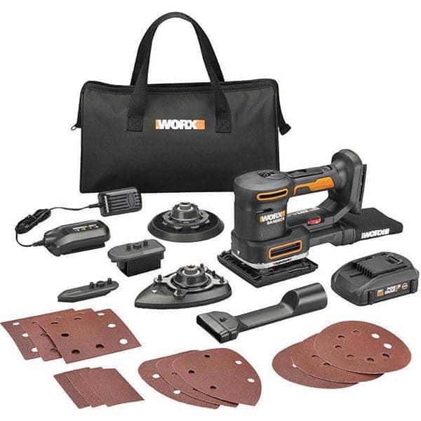 Worx - Electric Orbital Sanders Sander Type: Cordless Random Orbital Random Orbit: Yes - All Tool & Supply