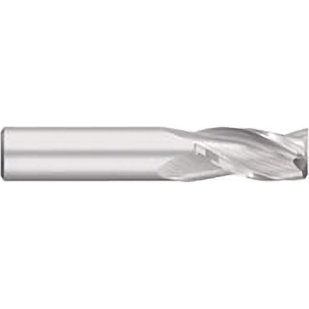 Titan USA - Square End Mills; Mill Diameter (Decimal Inch): 0.3438 ; Number of Flutes: 3 ; Length of Cut (Inch): 1 ; Length of Cut (Decimal Inch): 1.0000 ; Material: Solid Carbide ; Finish/Coating: Uncoated - Exact Industrial Supply