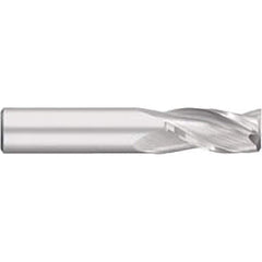 Titan USA - Square End Mills; Mill Diameter (Decimal Inch): 0.0938 ; Number of Flutes: 3 ; Length of Cut (Inch): 3/8 ; Length of Cut (Decimal Inch): 0.3750 ; Material: Solid Carbide ; Finish/Coating: Uncoated - Exact Industrial Supply