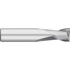 Titan USA - Square End Mills; Mill Diameter (Inch): 3/8 ; Mill Diameter (Decimal Inch): 0.3750 ; Number of Flutes: 2 ; Length of Cut (Inch): 5/8 ; Length of Cut (Decimal Inch): 0.6250 ; Material: Solid Carbide - Exact Industrial Supply