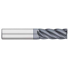 Titan USA - Corner Radius & Corner Chamfer End Mills; Mill Diameter (Inch): 1/8 ; Mill Diameter (Decimal Inch): 0.1250 ; End Type: Corner Radius ; Corner Radius (Decimal Inch): 0.0100 ; Number of Flutes: 5 ; Material: Solid Carbide - Exact Industrial Supply