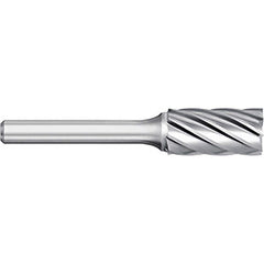 Titan USA - Burrs; Head Shape: Cylinder w/End Cut ; Industry Specification: SB-6NF ; Tooth Style: Aluma Cut ; Cutting Diameter (Inch): 5/8 ; Cutting Diameter (Decimal Inch): 0.6250 ; Shank Diameter (Inch): 1/4 - Exact Industrial Supply