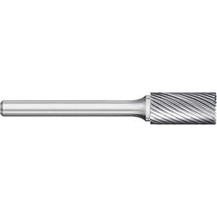 Titan USA - Burrs; Head Shape: Cylinder w/End Cut ; Industry Specification: SB-42L2 ; Tooth Style: Single Cut ; Cutting Diameter (Decimal Inch): 0.0938 ; Shank Diameter (Inch): 1/8 ; Shank Diameter (Decimal Inch): 1/8 - Exact Industrial Supply