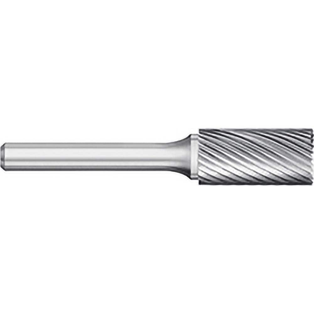 Titan USA - Burrs; Head Shape: Cylinder w/End Cut ; Industry Specification: SB-9 ; Tooth Style: Single Cut ; Cutting Diameter (Inch): 1 ; Cutting Diameter (Decimal Inch): 1.0000 ; Shank Diameter (Inch): 1/4 - Exact Industrial Supply