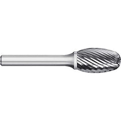 Titan USA - Burrs; Head Shape: Egg ; Industry Specification: SE-11 ; Tooth Style: Single Cut ; Cutting Diameter (Inch): 3/16 ; Cutting Diameter (Decimal Inch): 0.1875 ; Shank Diameter (Inch): 1/4 - Exact Industrial Supply