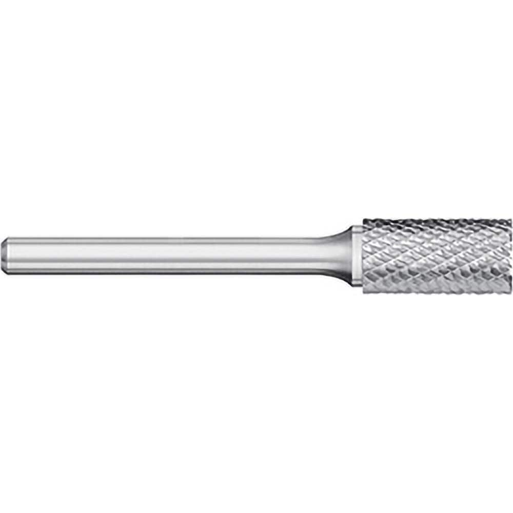 Titan USA - Burrs; Head Shape: Cylinder w/End Cut ; Industry Specification: SB-42L3 ; Tooth Style: Double Cut ; Cutting Diameter (Decimal Inch): 0.0938 ; Shank Diameter (Inch): 1/8 ; Shank Diameter (Decimal Inch): 1/8 - Exact Industrial Supply