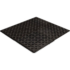 Crown Matting - Anti-Fatigue Matting; Dry or Wet Environment: Wet ; Length (Feet): 5.000 ; Width (Inch): 39 ; Thickness (Inch): 3/4 ; Surface Pattern: Perforated; Textured ; Surface Material: Nitrile Blend - Exact Industrial Supply