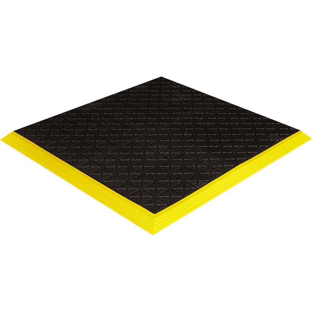 Crown Matting - Anti-Fatigue Matting; Dry or Wet Environment: Wet ; Length (Feet): 5.000 ; Width (Inch): 39 ; Thickness (Inch): 3/4 ; Surface Pattern: Molded; Raised Squares ; Surface Material: Nitrile Blend - Exact Industrial Supply