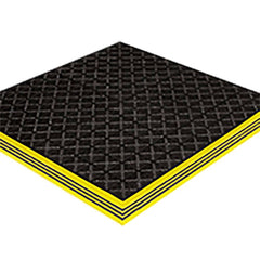 Crown Matting - Anti-Fatigue Matting; Dry or Wet Environment: Wet ; Length (Feet): 5.000 ; Width (Inch): 39 ; Thickness (Inch): 3/4 ; Surface Pattern: Molded; Raised Squares ; Surface Material: Nitrile Blend - Exact Industrial Supply