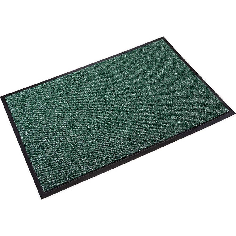 Crown Matting - Entrance Matting; Indoor or Outdoor: Indoor ; Traffic Type: Medium ; Surface Material: Polypropylene ; Base Material: Vinyl ; Surface Pattern: Looped; Cut Pile ; Color: Green - Exact Industrial Supply