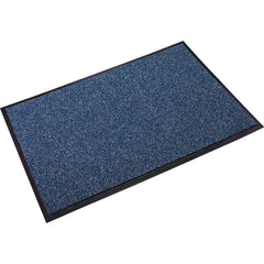 Crown Matting - Entrance Matting; Indoor or Outdoor: Indoor ; Traffic Type: Medium ; Surface Material: Polypropylene ; Base Material: Vinyl ; Surface Pattern: Looped; Cut Pile ; Color: Blue - Exact Industrial Supply