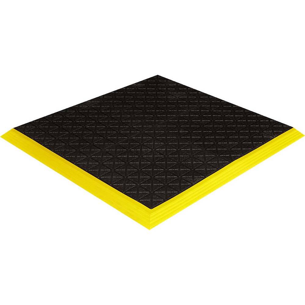 Crown Matting - Anti-Fatigue Matting; Dry or Wet Environment: Wet ; Length (Feet): 9.000 ; Width (Inch): 39 ; Thickness (Inch): 3/4 ; Surface Pattern: Molded; Raised Squares ; Surface Material: Nitrile Blend - Exact Industrial Supply