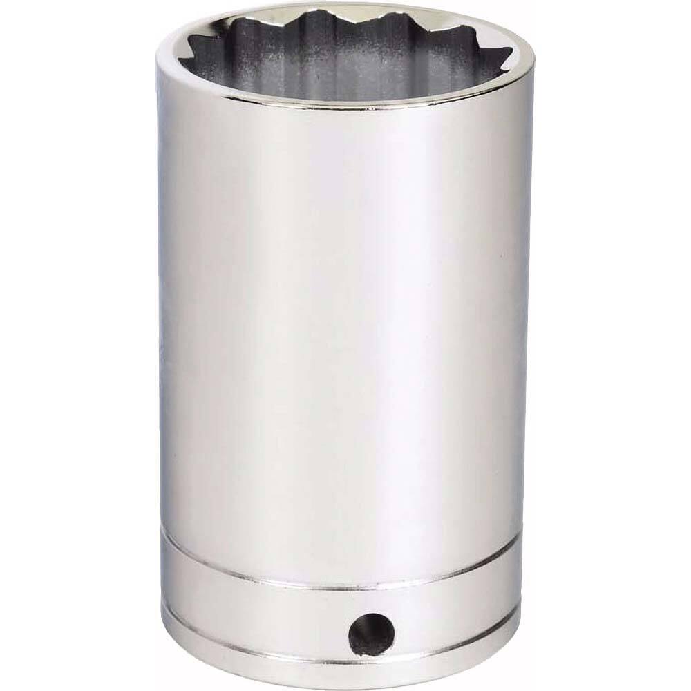 Williams - Hand Sockets; Drive Size (Inch): 1/2 ; Size (Inch): 1.34 ; Type: Standard ; Tool Type: Tethered Hand Socket ; Number of Points: 12 ; Finish/Coating: Chrome - Exact Industrial Supply