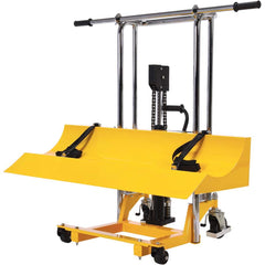 Vestil - Manually Operated Lifts; Type: Transporter ; Load Capacity (Lb.): 880.000 ; Lift Height (Inch): 34 ; Width (Inch): 47-1/4 ; Length: 26-7/8 (Inch); Length: 26-7/8 (Inch) - Exact Industrial Supply