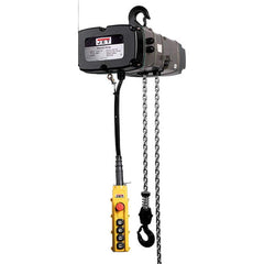 Jet - Electric Hoists; Type: Electric Hoist ; Load Capacity (Ton): 1/2 ; Load Capacity (Lb.): 1100.000 ; Maximum Lift Distance (Feet): 40 ; Lift Motor Phase: 3 - Exact Industrial Supply