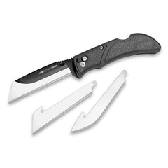 Outdoor Edge - Pocket & Folding Knives; Knife Type: Folding Knife ; Edge Type: Plain Edge ; Blade Length (Inch): 3 ; Handle Material: Glass-Reinforced Nylon ; Closed Length: 4-1/10 (Inch); Number of Edges: 1 - Exact Industrial Supply