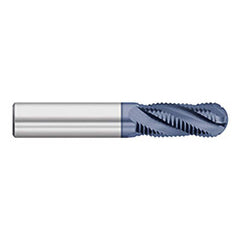 Titan USA - Roughing End Mills; Mill Diameter (Inch): 1/2 ; Mill Diameter (Decimal Inch): 0.5000 ; Number of Flutes: 4 ; Pitch: Fine ; Length of Cut (Inch): 1-1/4 ; Length of Cut (Decimal Inch): 1.2500 - Exact Industrial Supply