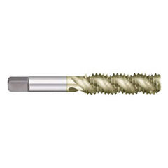 Titan USA - Spiral Flute Taps; Thread Size (Inch): 5/16-18 ; Chamfer: Semi-Bottoming ; Class of Fit: 2B/3B ; Thread Limit: H3 ; Number of Flutes: 3 ; Material: High Speed Steel - Exact Industrial Supply