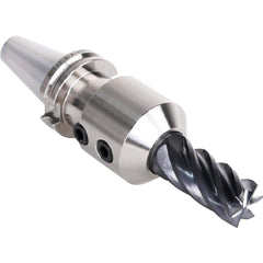 End Mill Holder: CAT50 Dual Contact Taper Shank, 3/16″ Hole 4″ Projection, 3/4″ Nose Dia