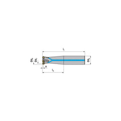 Indexable Ball Nose End Mills; Milling Diameter: 1.0000 in; Maximum Depth Of Cut: 0.1970 in; Maximum Ramping Angle: 2.0; Shank Diameter: 1.0000 in; Shank Type: Cylindrical; Compatible Insert Style: RPHX; RPNX; Compatible Insert Size Code: RP.X 10T3..; Too