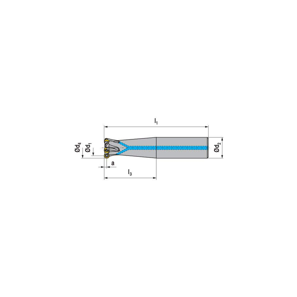 Indexable Ball Nose End Mills; Milling Diameter: 1.5000 in; Maximum Depth Of Cut: 0.1970 in; Maximum Ramping Angle: 3.3; Shank Diameter: 1.2500 in; Shank Type: Weldon Flat; Compatible Insert Style: RPHX; RPNX; Compatible Insert Size Code: RP.X 10T3..; Too