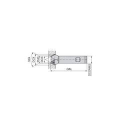 Indexable Countersinks; Included Angle: 90.00; Maximum Cutting Diameter (Decimal Inch): 1.4570 in; Maximum Cutting Diameter (mm): 1.4570 in; Minimum Cutting Diameter (Decimal Inch): 0.7480 in; Maximum Depth Of Cut: 0.3350 in; Shank Diameter (Inch): 0.7500