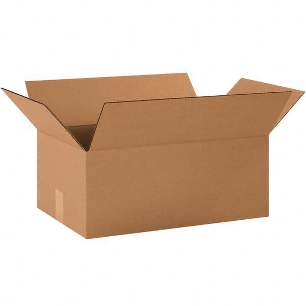 Made in USA - Pack of (25) 12" Wide x 20" Long x 7" High Corrugated Shipping Box - All Tool & Supply