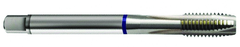 1/4-28 Dia. - 2B - 3 FL - Cobalt Spiral Point Plug Blue Ring Tap - Bright FORM-B DIN 374 - All Tool & Supply