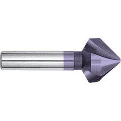 Magafor - 25mm Head Diam, 25/64" Shank Diam, 90° Cobalt Countersink - 2-5/8" OAL, Single End, Straight Shank, Right Hand Cut - All Tool & Supply