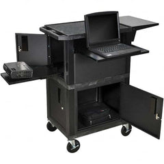 Luxor - Mobile Work Centers Type: Pull-Out Tray Shelf Storage Cabinet Load Capacity (Lb.): 300 - All Tool & Supply