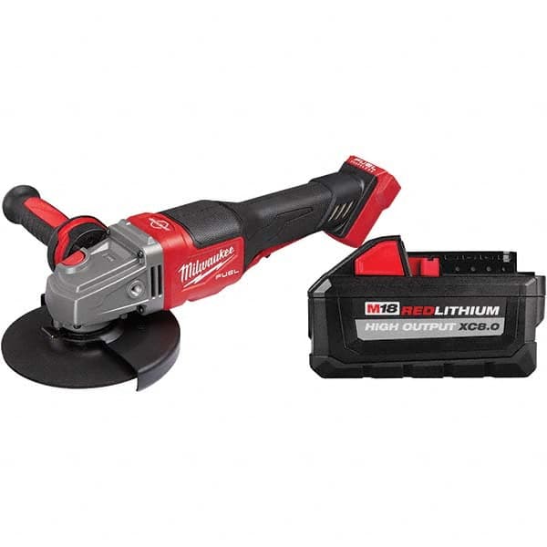 Milwaukee Tool - Angle & Disc Grinders Type of Power: Cordless Wheel Diameter (Inch): 4-1/2 - 6 - All Tool & Supply