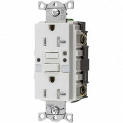 Hubbell Wiring Device-Kellems - GFCI Receptacles Grade: Commercial Color: White - All Tool & Supply