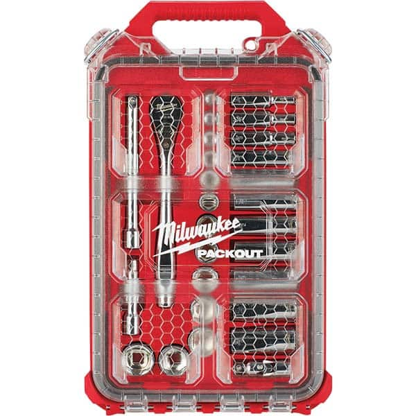 Milwaukee Tool - Socket Sets Measurement Type: SAE Drive Size: 3/8 - All Tool & Supply