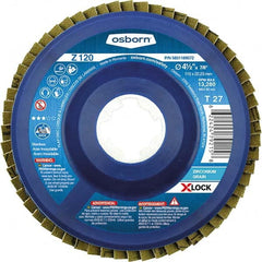 Osborn - 5" 80 Grit 5/8-11 Center Hole Type 27 Zirconia Alumina Flap Disc - All Tool & Supply