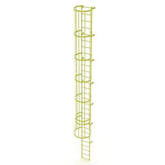 TRI-ARC - Rolling & Wall Mounted Ladders & Platforms Type: Fixed Ladder Style: Safety Cage - All Tool & Supply