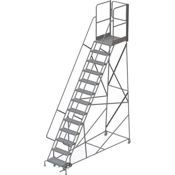 TRI-ARC - Rolling & Wall Mounted Ladders & Platforms Type: Rolling Warehouse Ladder Style: Rolling Platform Ladder - All Tool & Supply