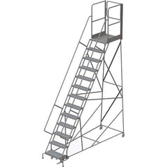 TRI-ARC - Rolling & Wall Mounted Ladders & Platforms Type: Rolling Warehouse Ladder Style: Rolling Platform Ladder - All Tool & Supply