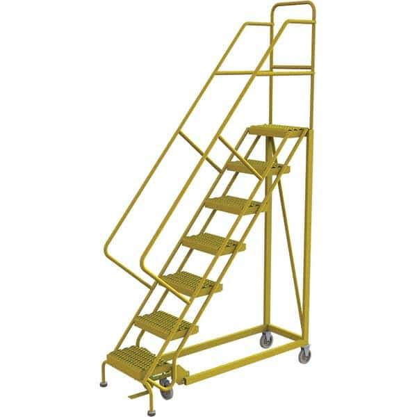 TRI-ARC - Rolling & Wall Mounted Ladders & Platforms Type: Stairway Slope Ladder Style: Forward Descent 50 Degree Incline - All Tool & Supply