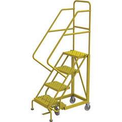 TRI-ARC - Rolling & Wall Mounted Ladders & Platforms Type: Stairway Slope Ladder Style: Forward Descent 50 Degree Incline - All Tool & Supply