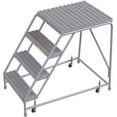 TRI-ARC - Rolling & Wall Mounted Ladders & Platforms Type: Rolling Warehouse Ladder Style: Rolling Safety Ladder - All Tool & Supply