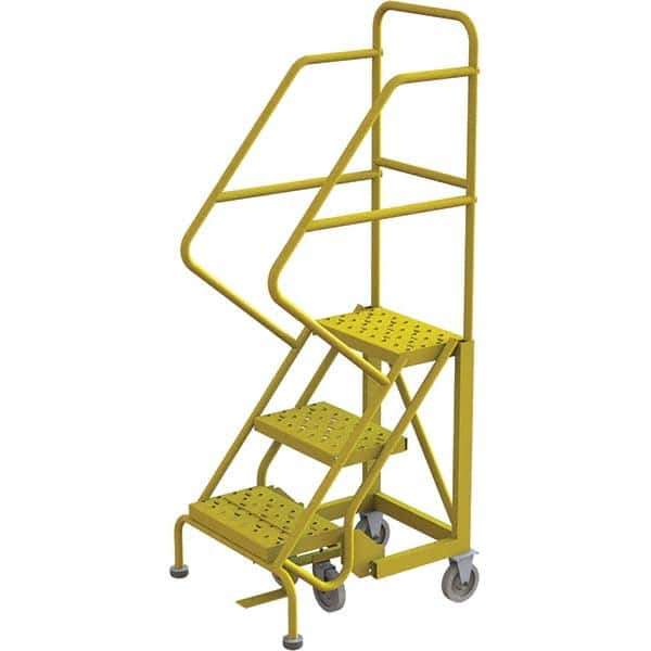 TRI-ARC - Rolling & Wall Mounted Ladders & Platforms Type: Stairway Slope Ladder Style: Forward Descent 50 Degree Incline - All Tool & Supply