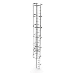 TRI-ARC - Rolling & Wall Mounted Ladders & Platforms Type: Fixed Ladder Style: Safety Cage - All Tool & Supply