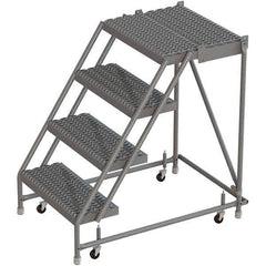 TRI-ARC - Rolling & Wall Mounted Ladders & Platforms Type: Rolling Warehouse Ladder Style: Rolling Platform Ladder - All Tool & Supply