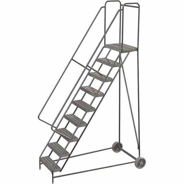 TRI-ARC - Rolling & Wall Mounted Ladders & Platforms Type: Rolling Warehouse Ladder Style: Rolling Safety Ladder - All Tool & Supply