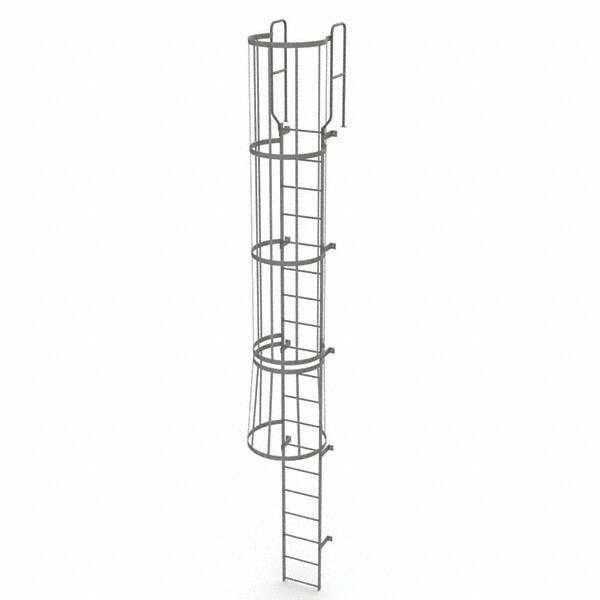 TRI-ARC - Rolling & Wall Mounted Ladders & Platforms Type: Fixed Ladder Style: Safety Cage - All Tool & Supply