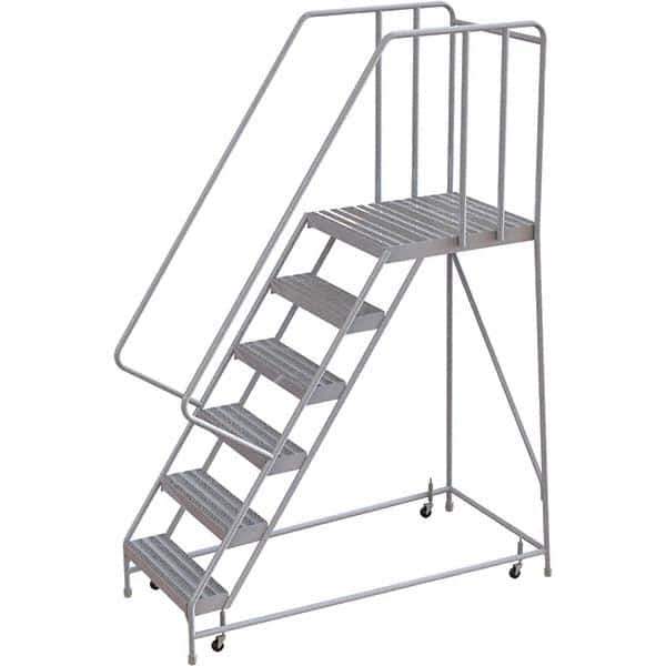 TRI-ARC - Rolling & Wall Mounted Ladders & Platforms Type: Rolling Warehouse Ladder Style: Rolling Safety Ladder - All Tool & Supply