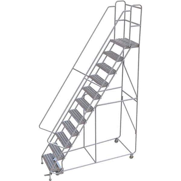 TRI-ARC - Rolling & Wall Mounted Ladders & Platforms Type: Rolling Warehouse Ladder Style: Rolling Safety Ladder - All Tool & Supply