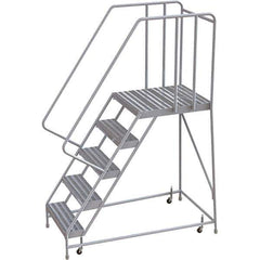 TRI-ARC - Rolling & Wall Mounted Ladders & Platforms Type: Rolling Warehouse Ladder Style: Rolling Safety Ladder - All Tool & Supply